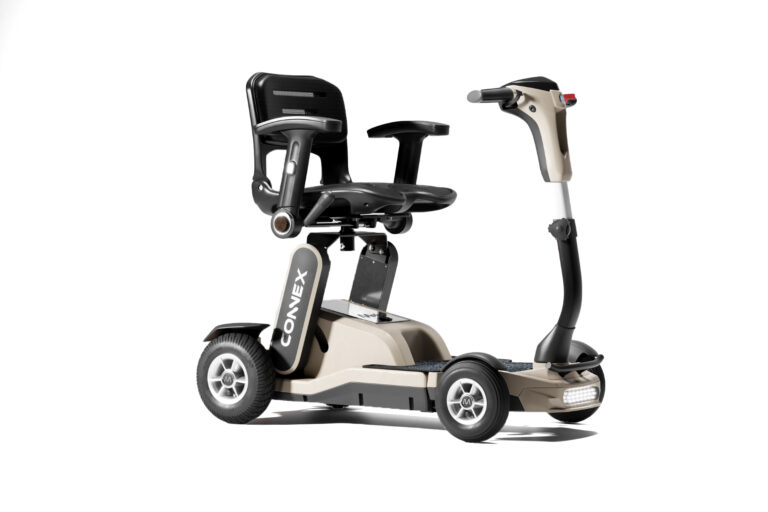 Motion-Connex-Elektromobile-Elbe-Faltbar-E-Mobil zerlegbar Reisescooter Reisemobil Senioren Krankenfahrstuhl